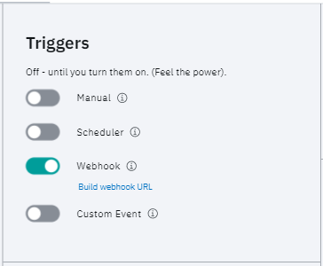 Webhook Triggers