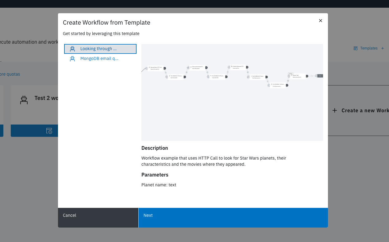 Create a Workflow