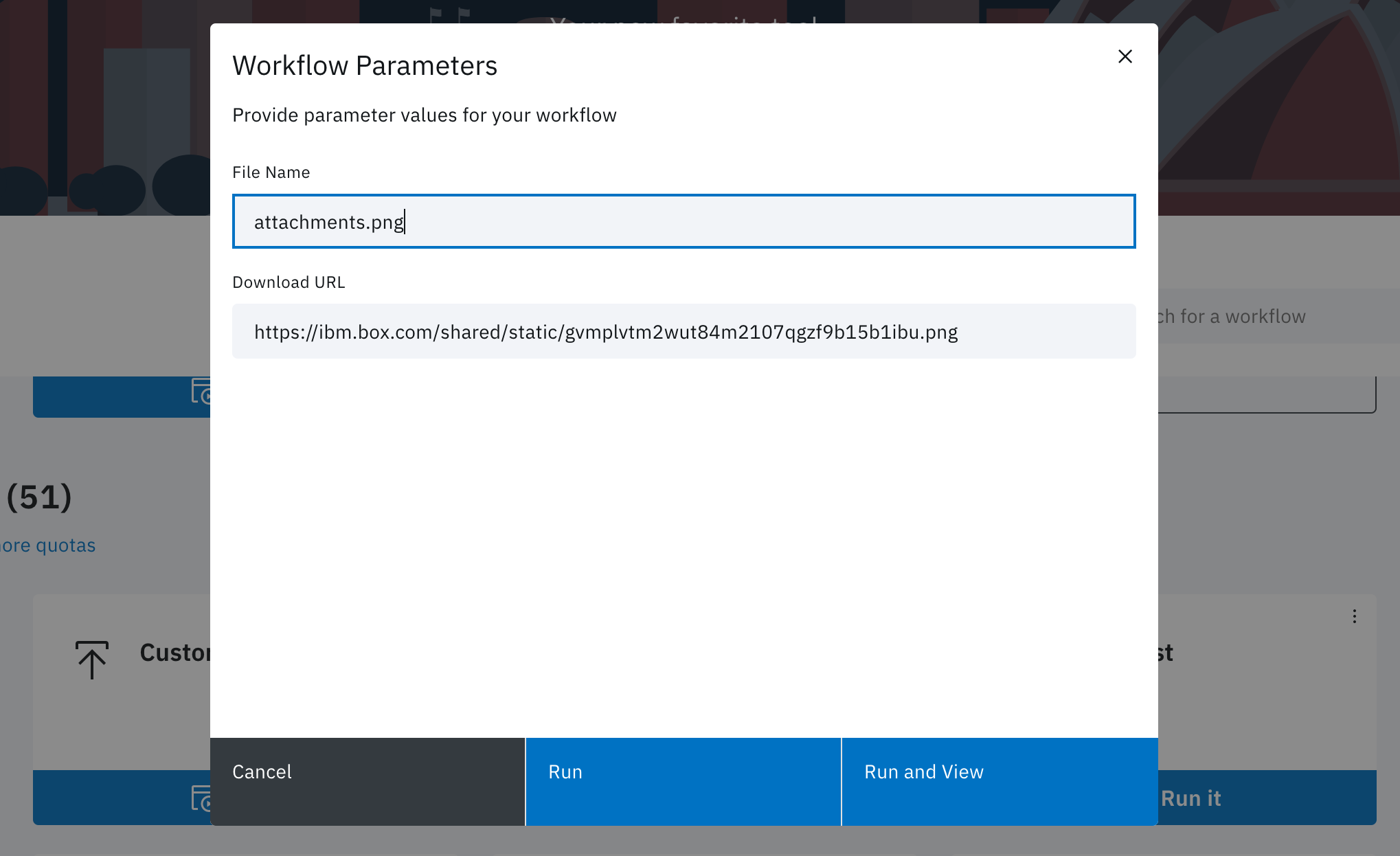 Workflow Parameters