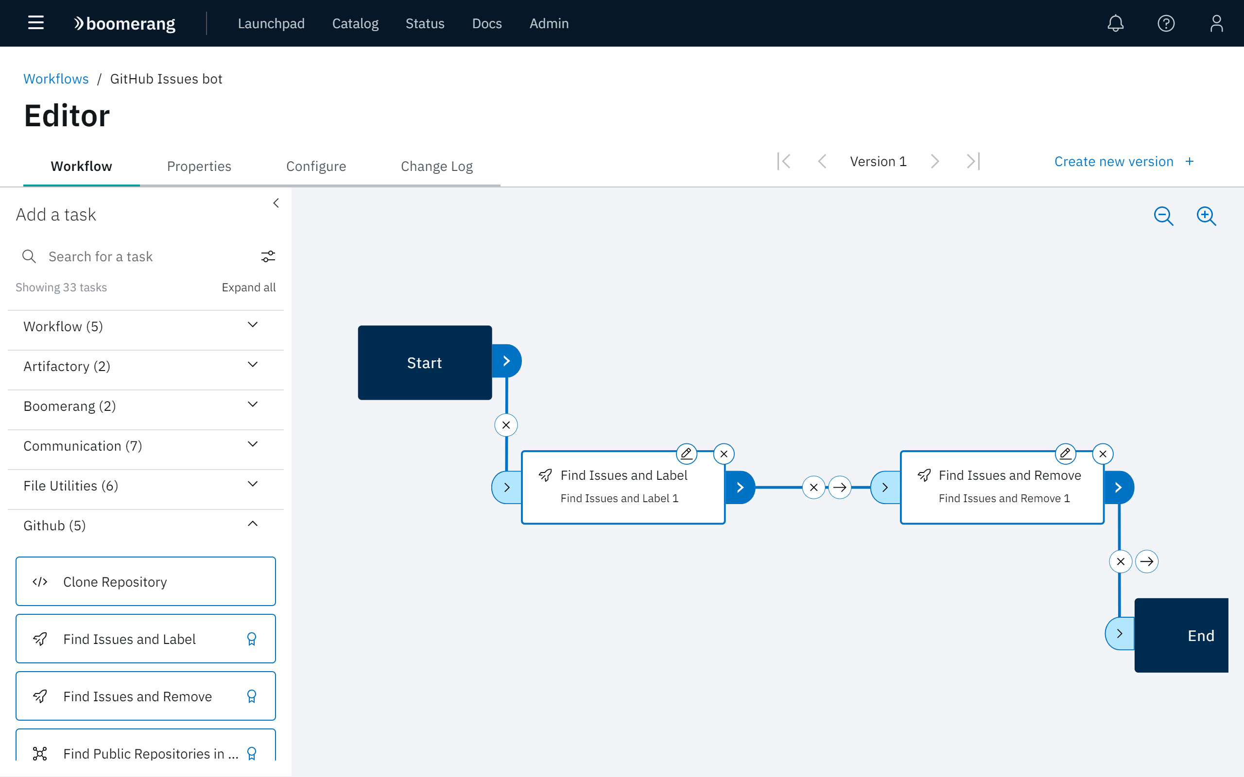 Workflow Settings